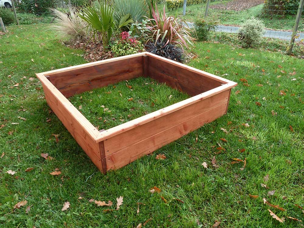 Carré potager Gardenbox 120 x 80 cm (Lot de 2)