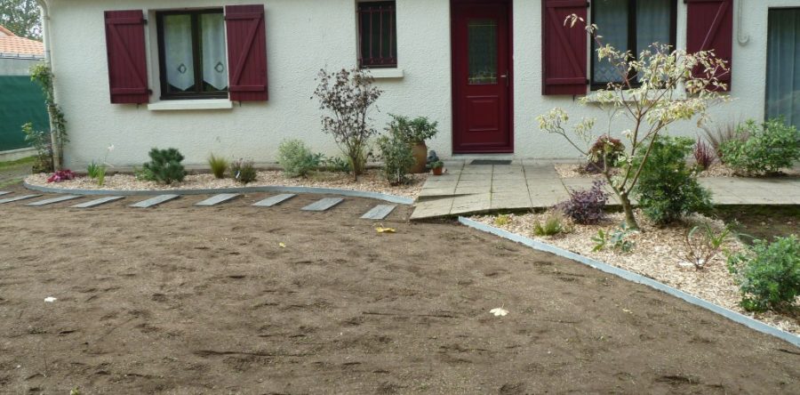 Conception et aménagement de jardin et engazonnement