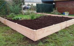 Potager bordures en Douglas