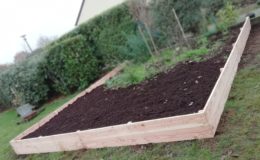 Potager bordures en Douglas