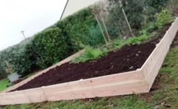 Potager bordures en Douglas