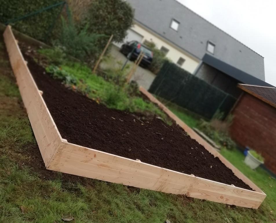 Bordure de potager Bac potager Bordure de palette Palette bois