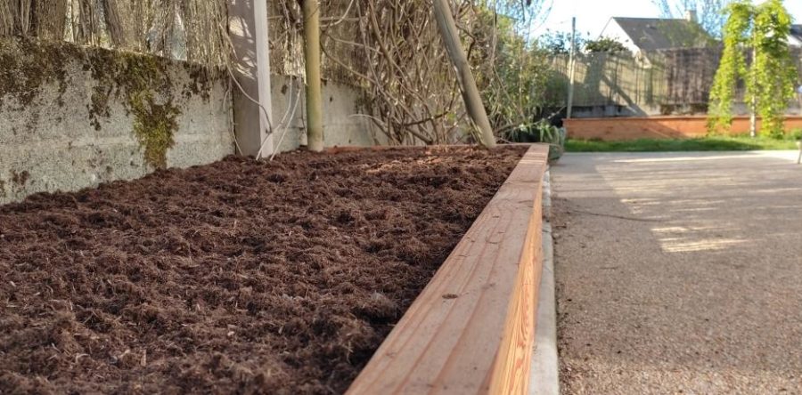 Carrés potagers trois côtés sur mesures hauteur 40cm
