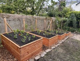 Carrés Potagers en espalier sur mesure